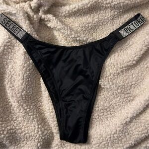 Victoria's Secret Black Cheeky Thong